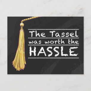 Carte Postale Tassel Hassle Silver