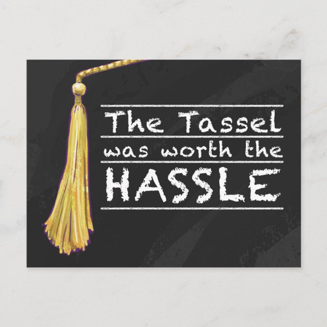 Carte Postale Tassel Hassle Silver (Devant)