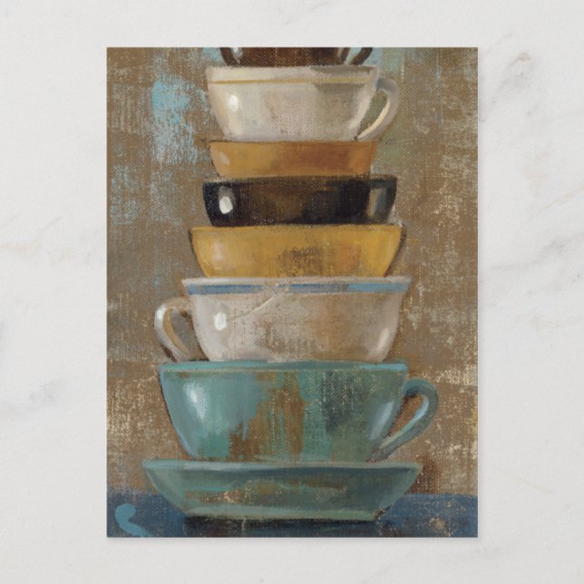 Carte Postale Tasses à café anciennes (Devant)