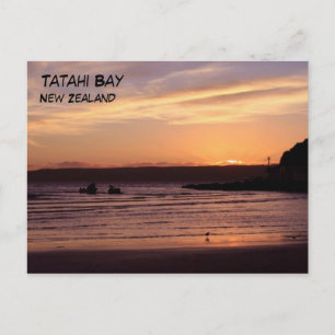 Carte Postale Tatahi Bay Sunset, Nouvelle-Zélande