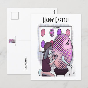 Carte postale Tatoo Pâques