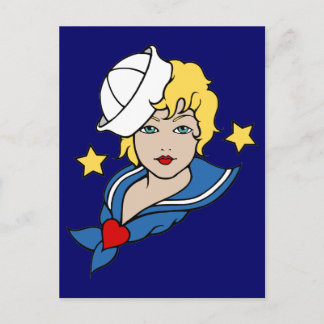 Carte Postale Tatouage féminin