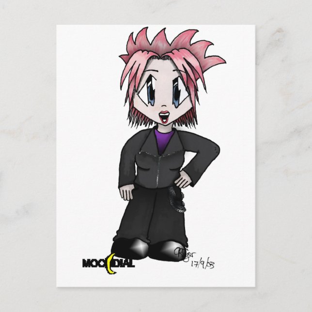 Carte Postale Tatouage mondial Rebel (Devant)