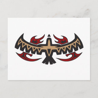 Carte Postale Tatouage tribal Hawk Eagle