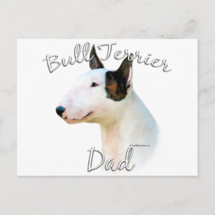 Carte Postale Taureau Miniature Terrier Papa 2