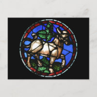 Taureau Zodiaque Vitrail Notre-Dame de Paris P