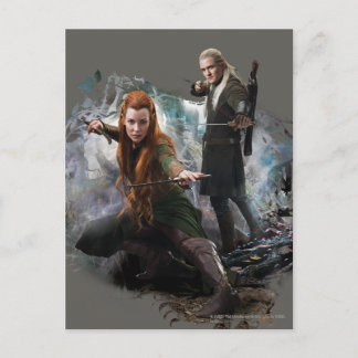 Carte Postale TAURIEL™ et LEGOLAS GREENLEAF™ Graphique