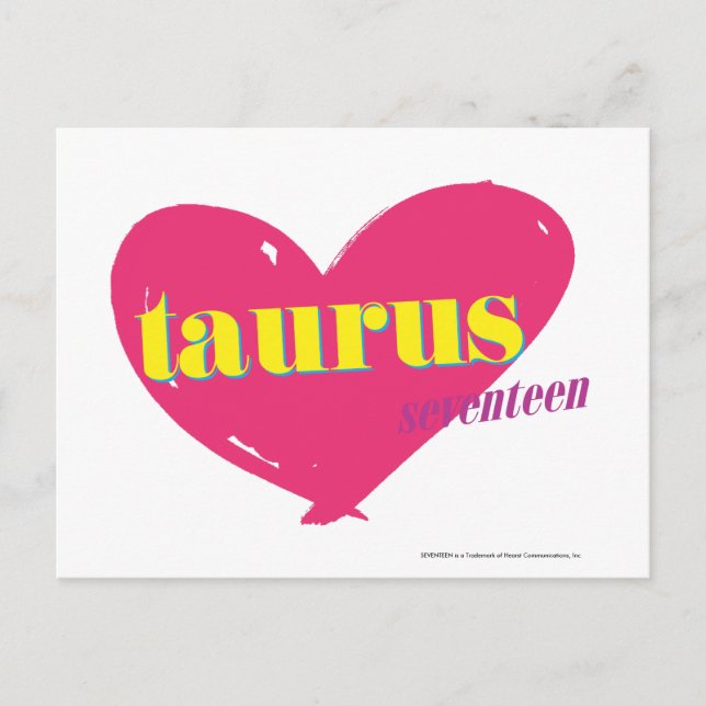 Carte Postale Taurus (Devant)