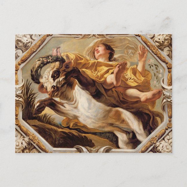 Carte Postale Taurus, des signes du Zodiaque (Devant)