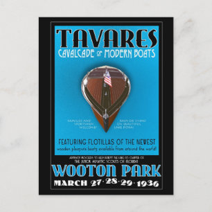 Carte postale Tavares Cavalcade of Modern Boats