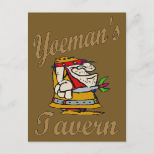 Carte Postale Taverne de Yeoman, Joueur de fléchettes