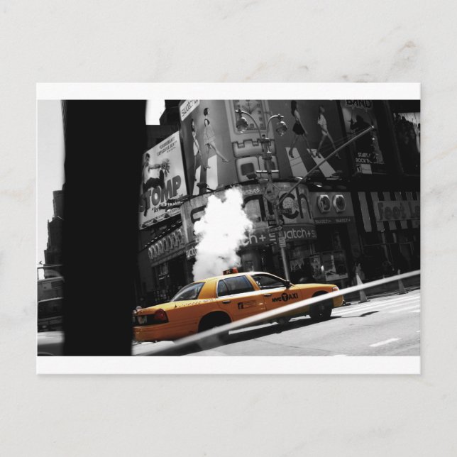 Carte Postale Taxi de New York (Devant)