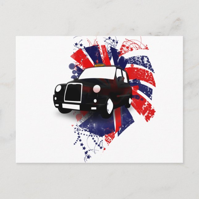 Carte Postale Taxi londonien (Devant)