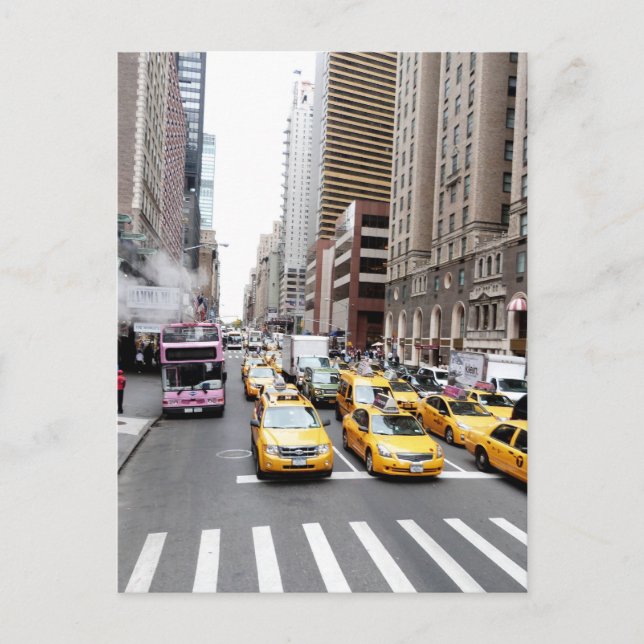 Carte Postale Taxis de New York (Devant)