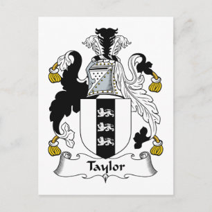 Carte Postale Taylor Family Crest