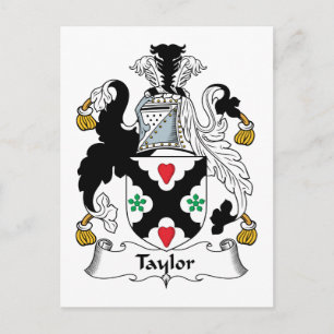 Carte Postale Taylor Family Crest