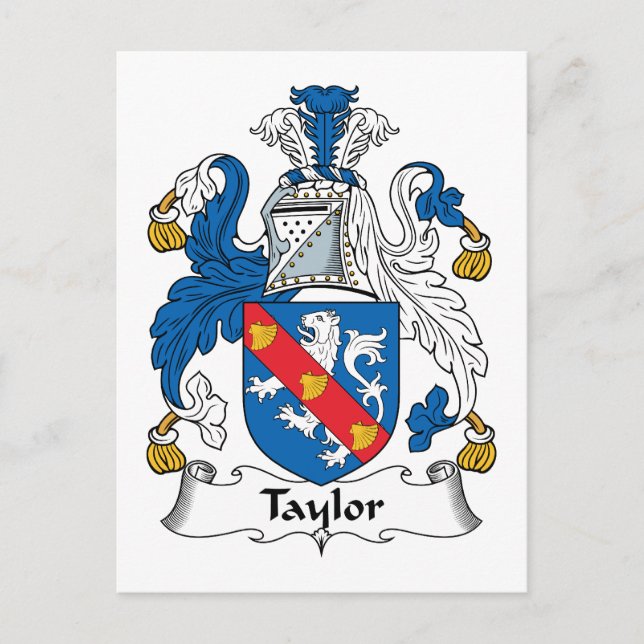 Carte Postale Taylor Family Crest (Devant)