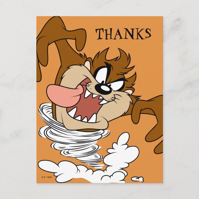 Carte Postale TAZ™ Tourbillon Tornade (Devant)