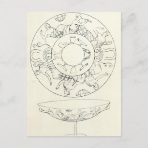 Carte Postale Tazza trouvée à Tarquinia