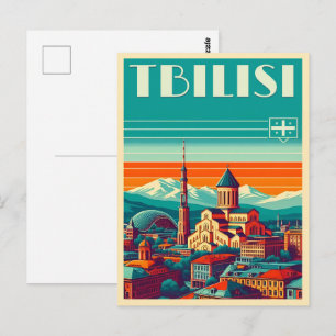 Carte Postale Tbilissi capitale de la Géorgie, cadeaux souvenirs