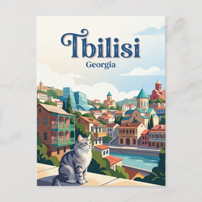 Carte Postale Tbilissi Géorgie (Devant)