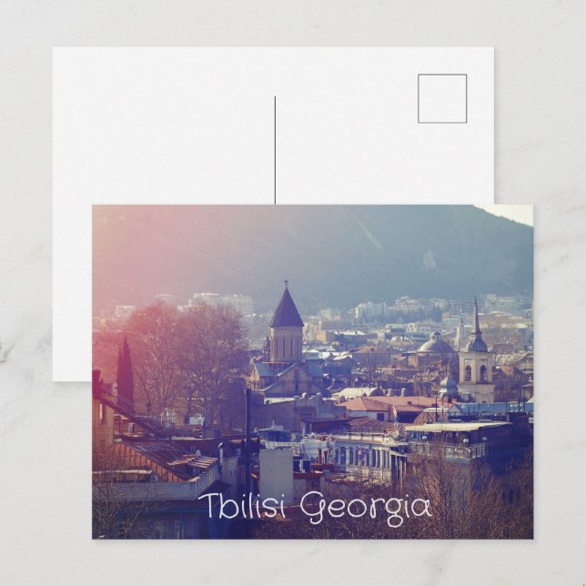 Carte Postale Tbilissi Géorgie (Devant / Derrière)