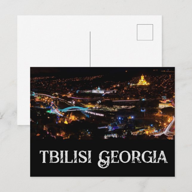 Carte Postale Tbilissi Géorgie (Devant / Derrière)