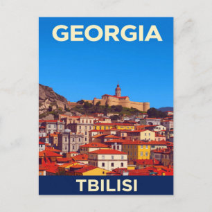 Carte Postale Tbilissi Géorgie forteresse de Narikala