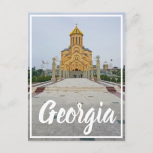 Carte Postale Tbilissi Géorgie Sameba La Cathédrale de la Sainte