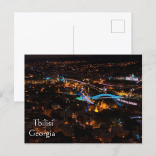 Carte Postale Tbilissi la nuit