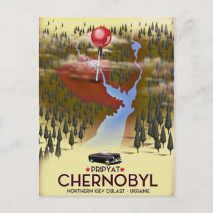 Carte Postale Tchernobyl, Pripyat, Ukraine Affiche de voyage