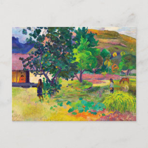 Carte Postale Te Fare, La Maison paysage artistique par Paul Gau