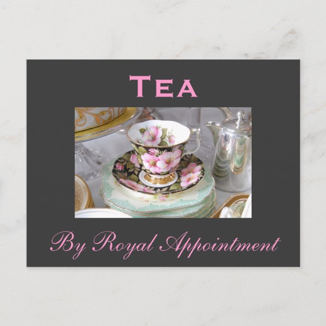 Carte Postale Tea 'By Royal Appointment' Postcard (Devant)