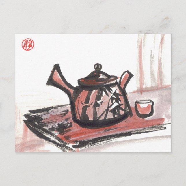 Carte postale Tea Family (Devant)