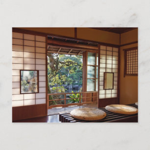 Carte Postale Tea house in spring postcard