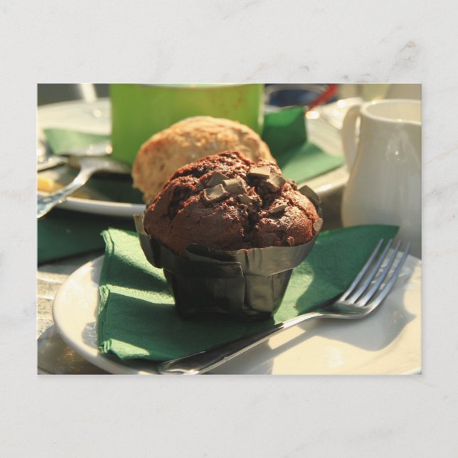 Carte Postale Tea Muffin Snacks (Devant)