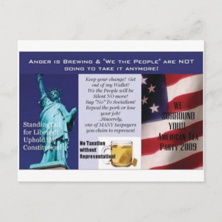 Carte postale Tea Party