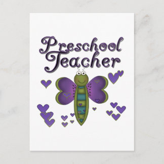 Carte Postale Teacher de papillon Tshirts et cadeaux