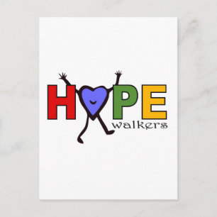 Carte Postale Team Hope Walkers for Walk Your A.S Off