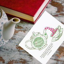 Teapot grâce et bénédictions Inspirationnel