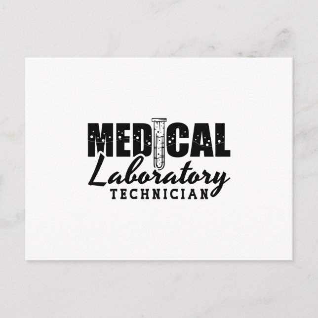 Carte Postale Technician Docteur Lab Tech (Devant)