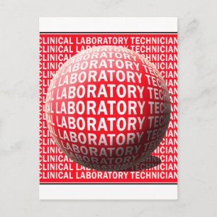 Carte Postale Technicien de laboratoire clinique CLT SPHERE GOUT