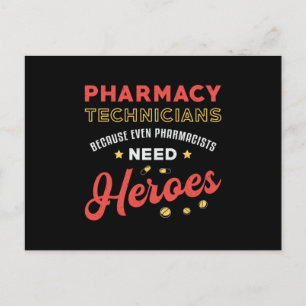 Carte Postale Techniciens en pharmacie Technicien Technicien Pha