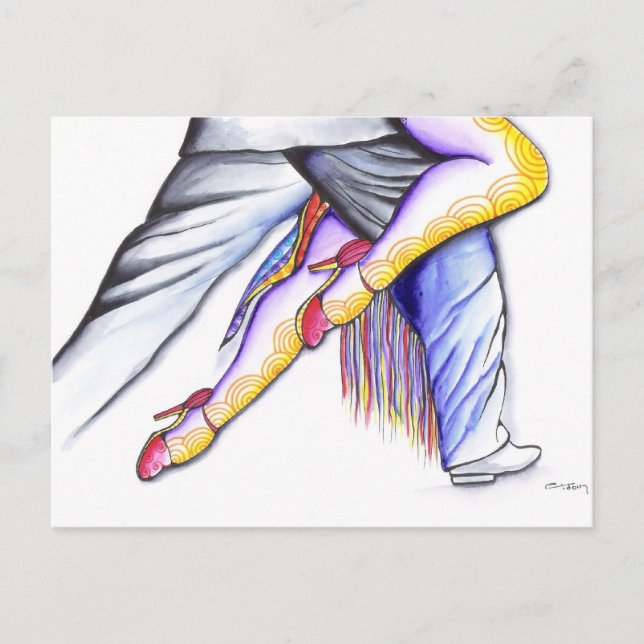 Carte Postale Technicolor Tango (Devant)