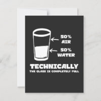 Techniquement, le verre est complètement plein drô