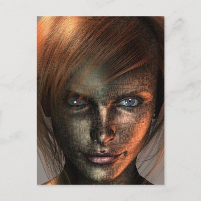 Carte Postale Technologie humaine (Devant)