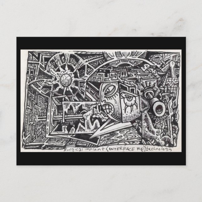 Carte Postale Technologie Implant chirurgical (Interface Me) (Devant)