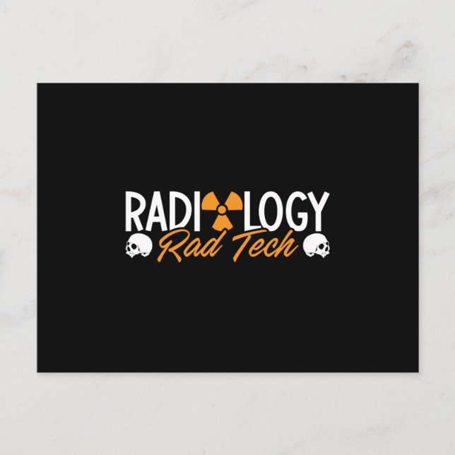 Carte Postale Technologue en radiologie Rad Medicine Technologue (Devant)
