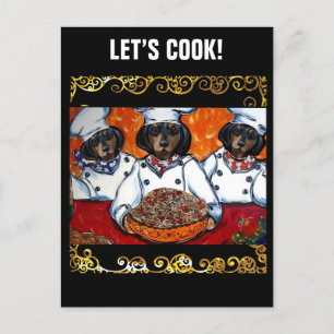 CARTE POSTALE TECKEL  