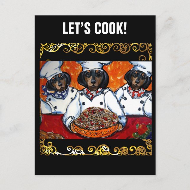 CARTE POSTALE TECKEL   (Devant)